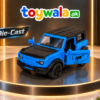 Blue Die-Cast Off-Road Jeep