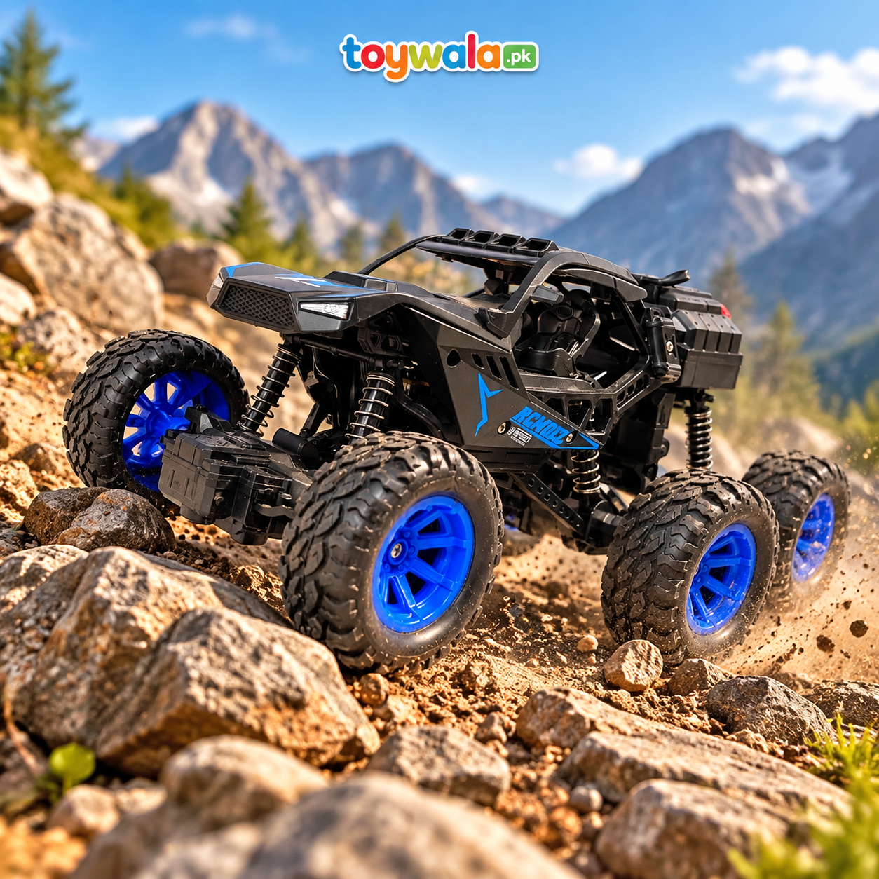 Monster Truck 6 Wheel with Smoke