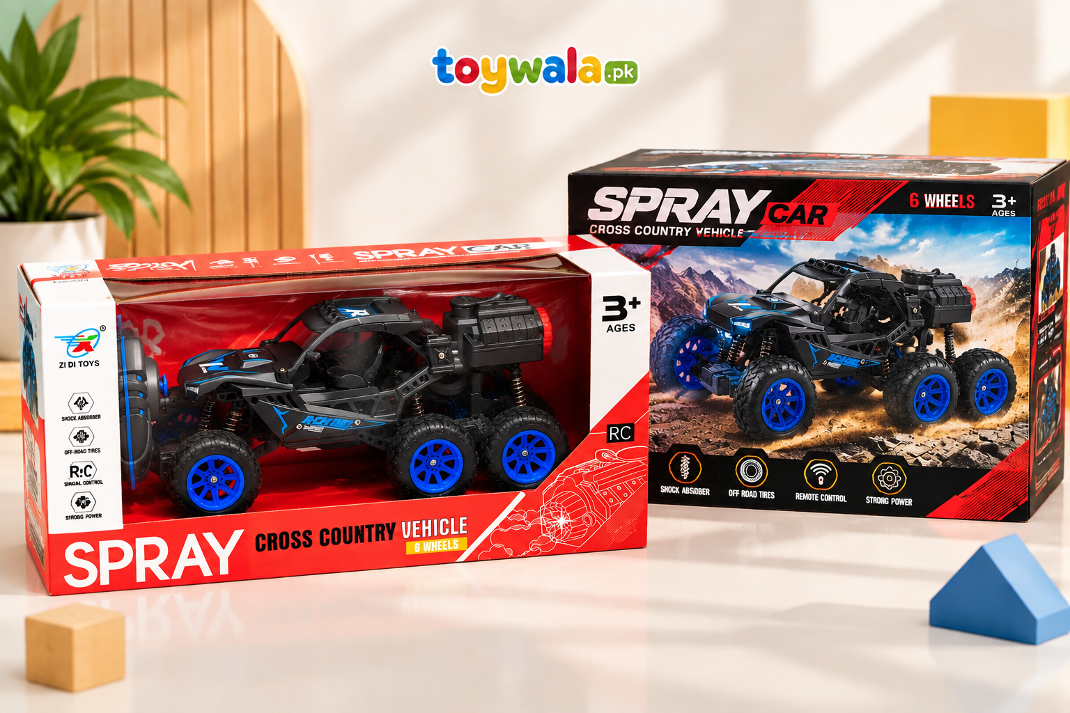 Monster Truck 6 Wheel with Smoke - Image 3