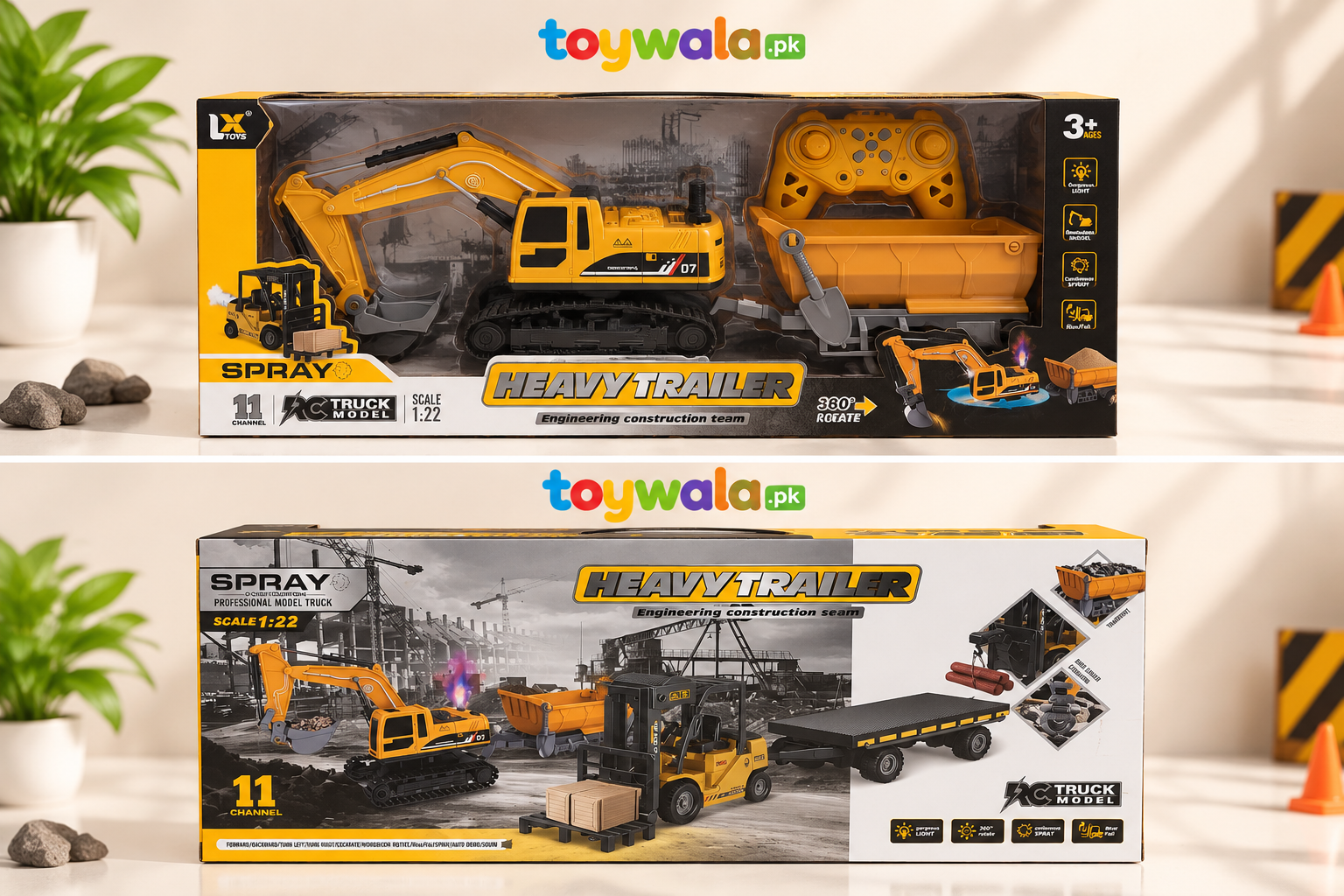 Heavy Construction Trailer / With Smoke - Image 3