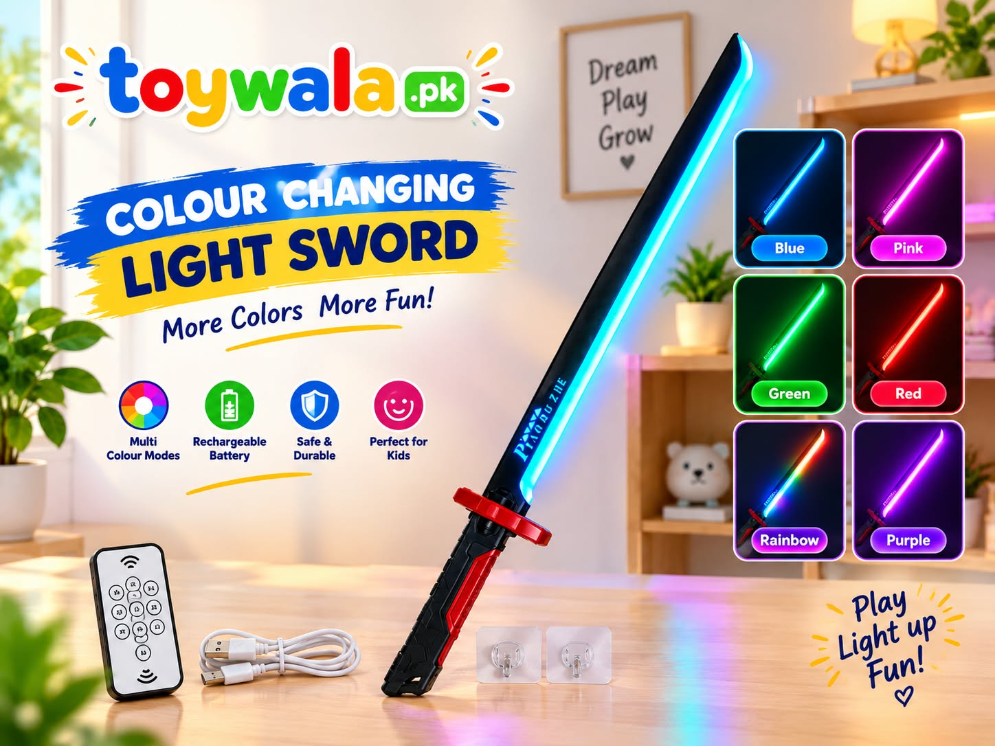 Led Lightning Sword With Spark & Sound - Image 2