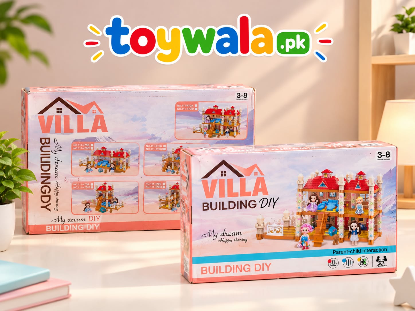 Villa Building Diy House Set