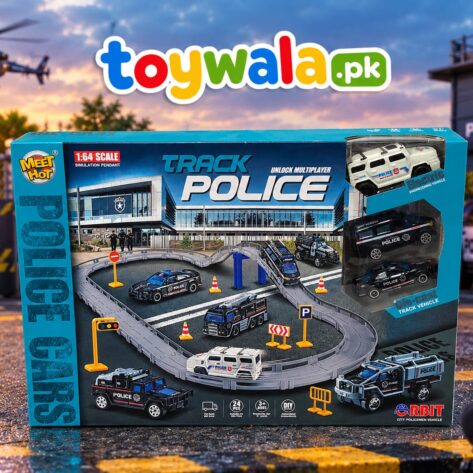 Police Track Set / 1:64 Scale