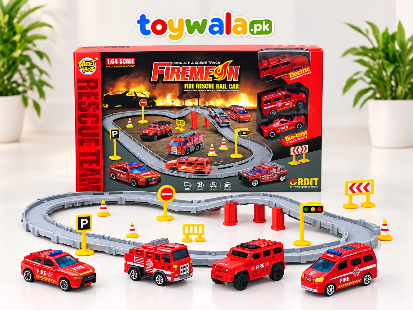 Fire Resque Rail Track / 1:64 scale - Image 2