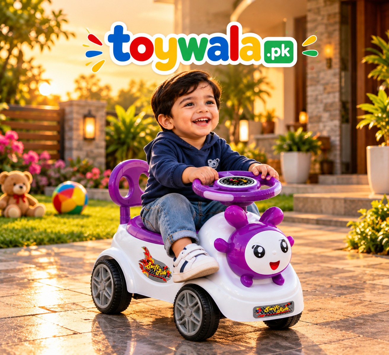 Swift Rider Kids Push Car
