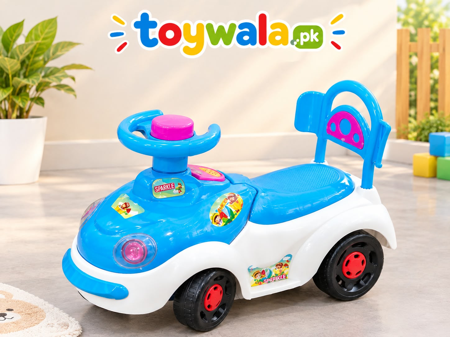 Kids Ride On Car Push Toy / Blue - Image 2