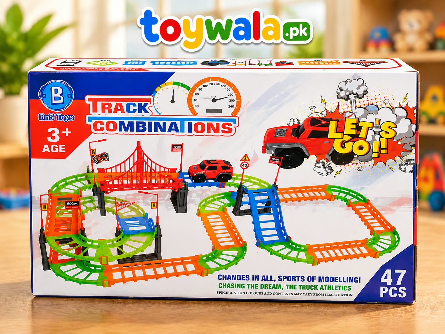 47 Pieces Track Combination Racing Train Set