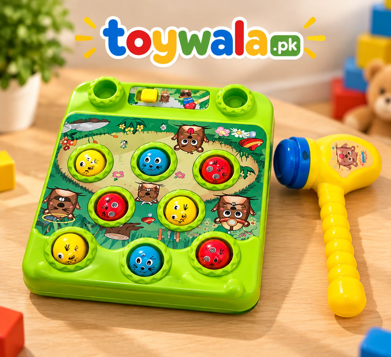 Whac-A-Mole Interactive Hammer Game