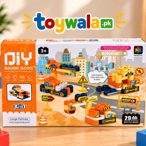 Construction Building Blocks Engineering Set