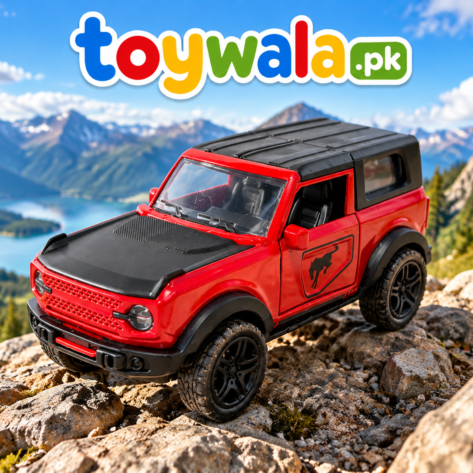 Red Off Road Jeep / die cast model