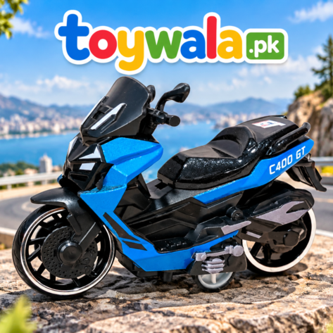 blue scooty C400gt / die cast model
