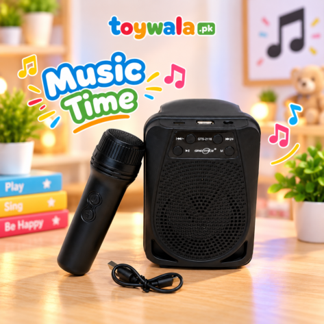 Wireless Speaker With Microphone Set