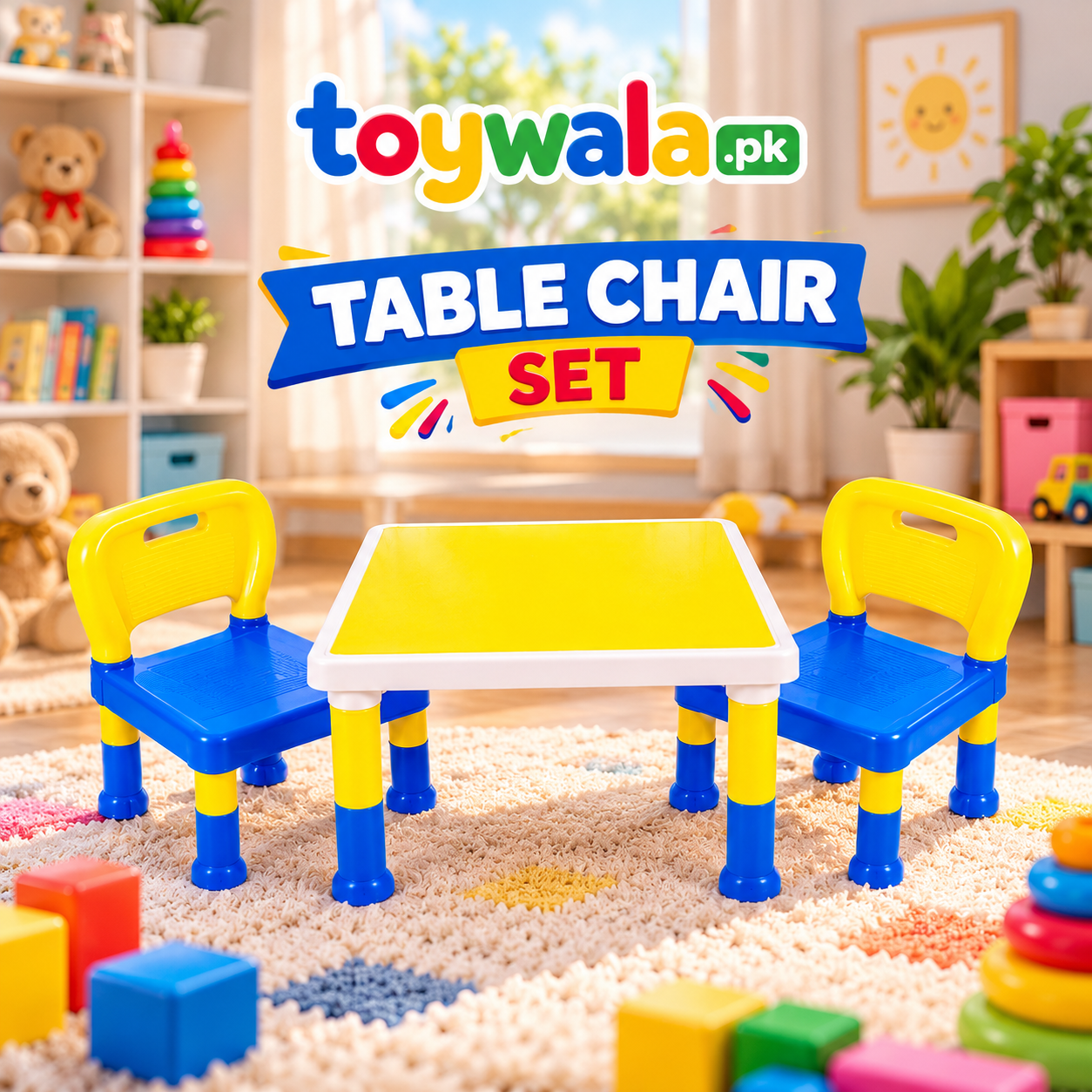 Kids Table & Chair Set