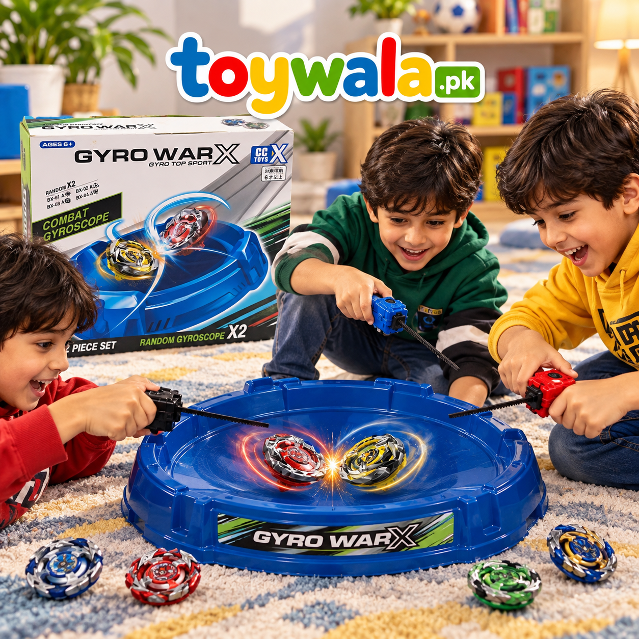 Battle, Spin & Win with the Gyro War X Set