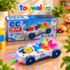 Transparent Gear Racing Car / White