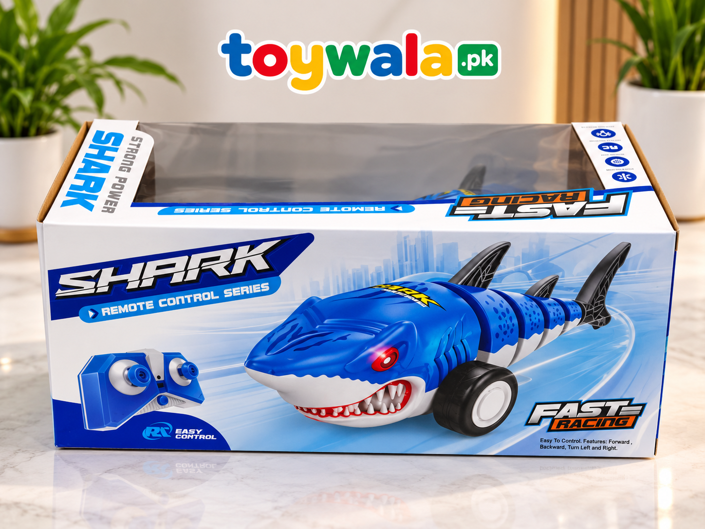 Remote Control Racing Shark Toy - Image 2