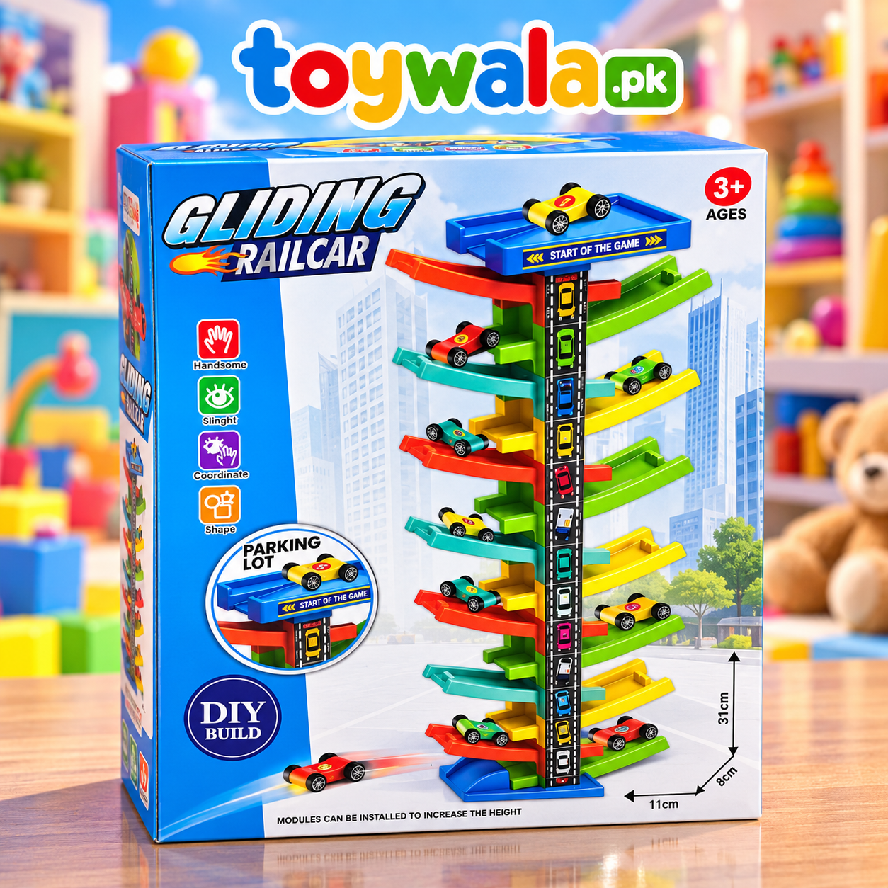 Multi-Level Racing Track Toy