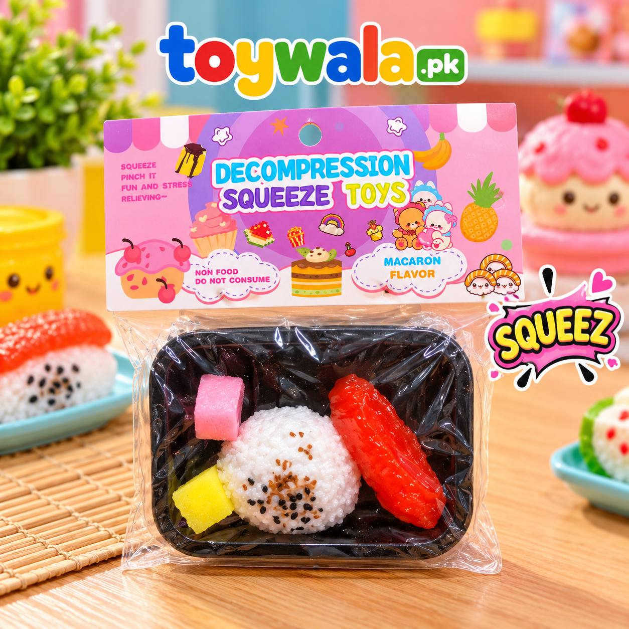 squishy Toy Set / Red