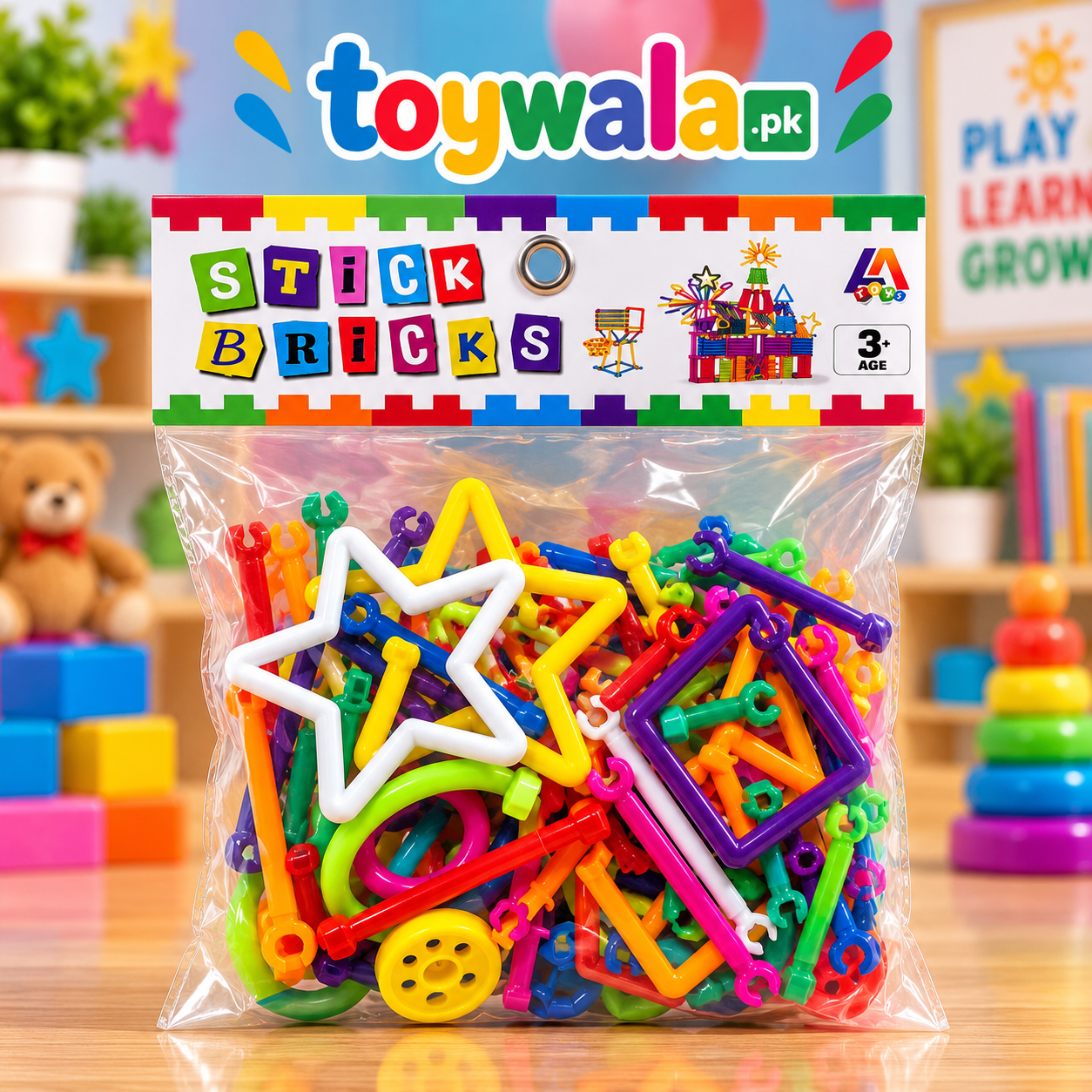 Colorful Stick Bricks Building Set
