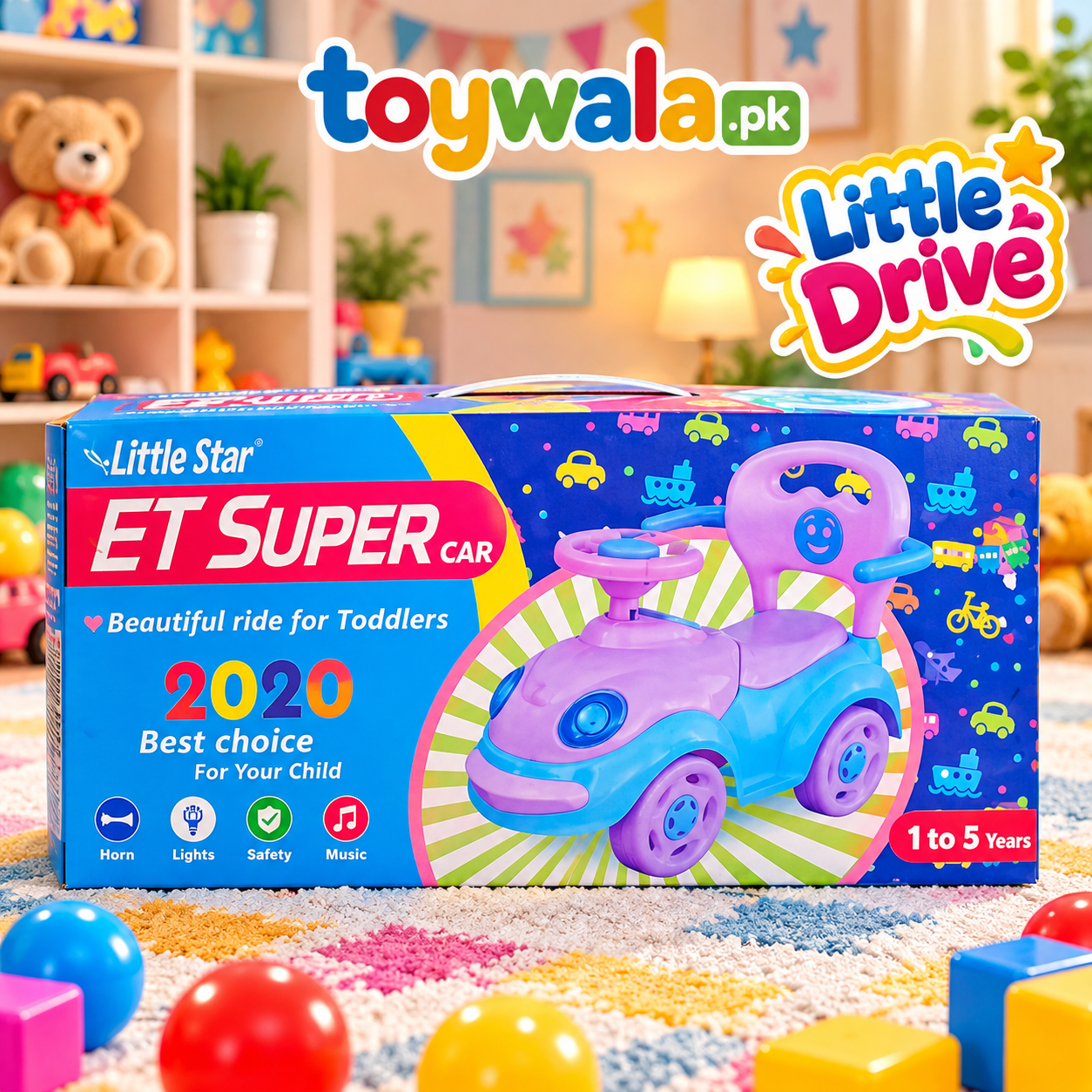 Little Star ET Super Ride-On Car - Image 2