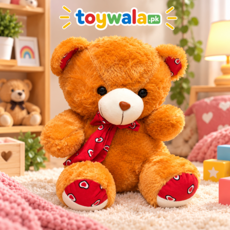 Orange Teddy Bear Plush Toy / Medium