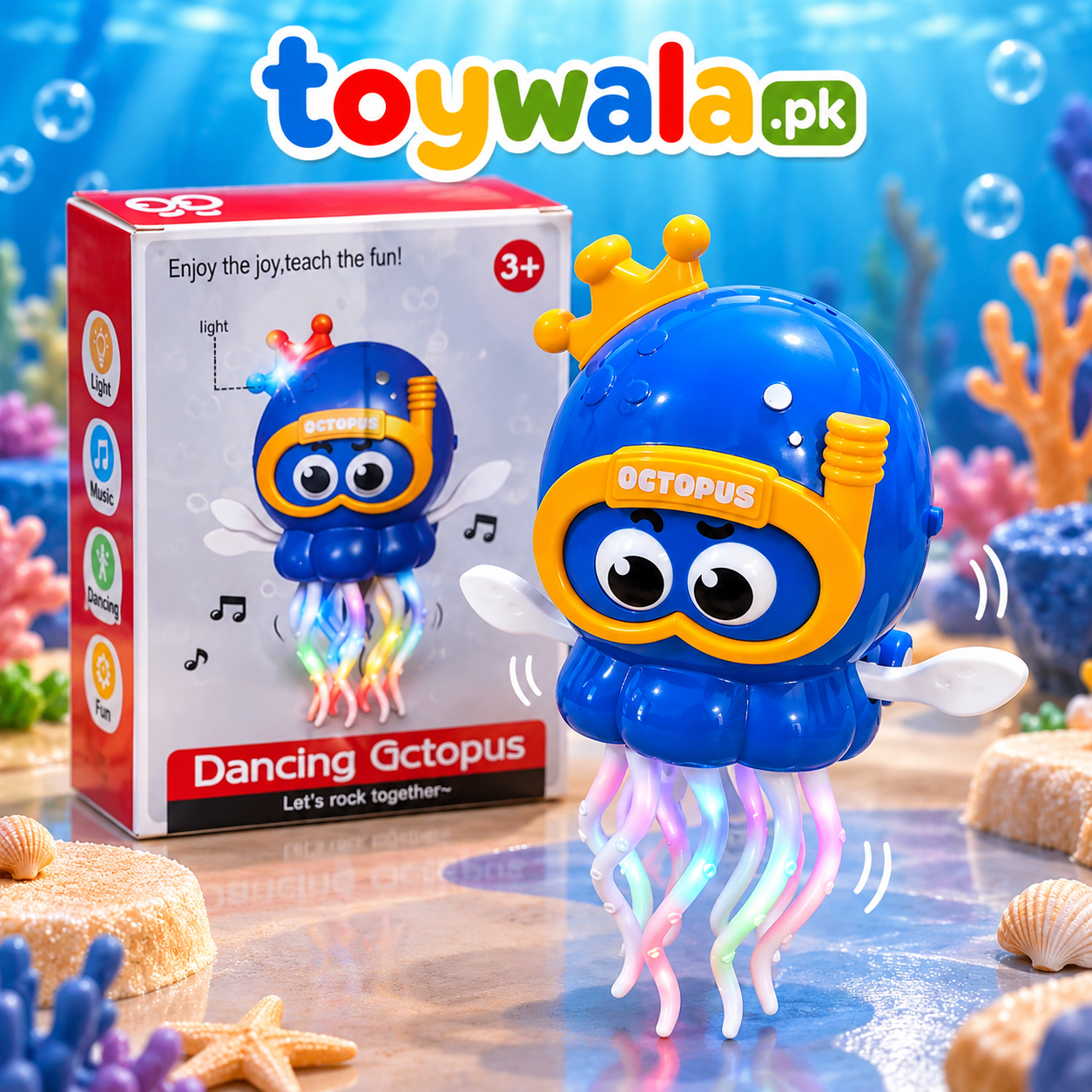 Musical Dancing Octopus Toy