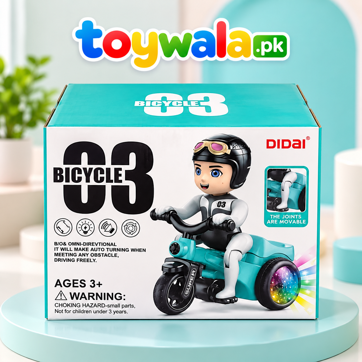 3-Wheel Electric Bicycle Toy - Image 2