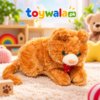 Orange Plush Cat Toy