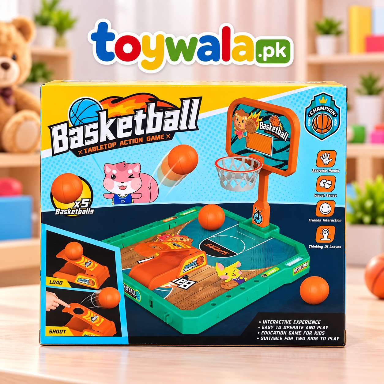 Kids Mini Basketball Shooting Game Set - Image 2