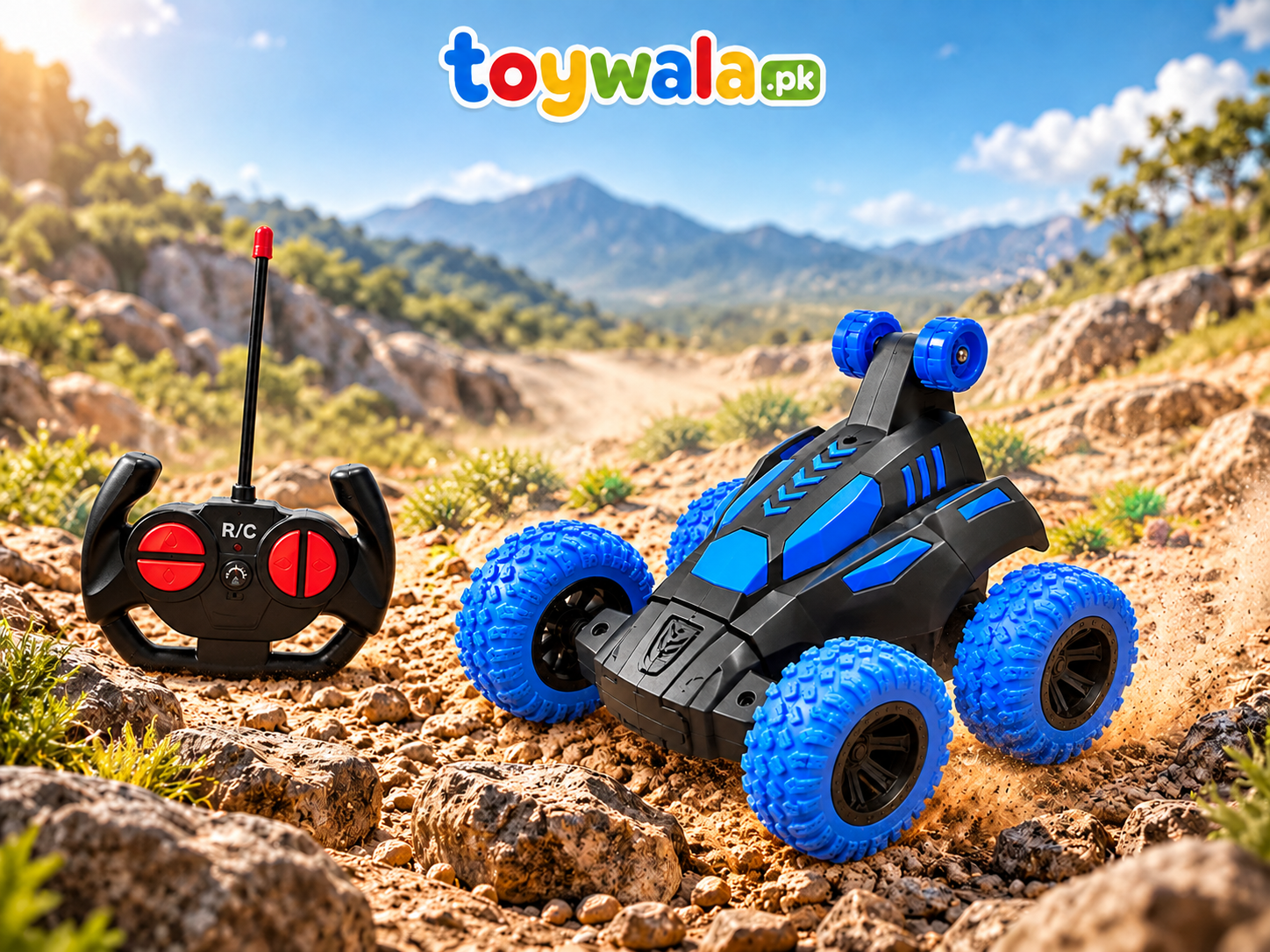 Remote Control Off-Road Stunt Car