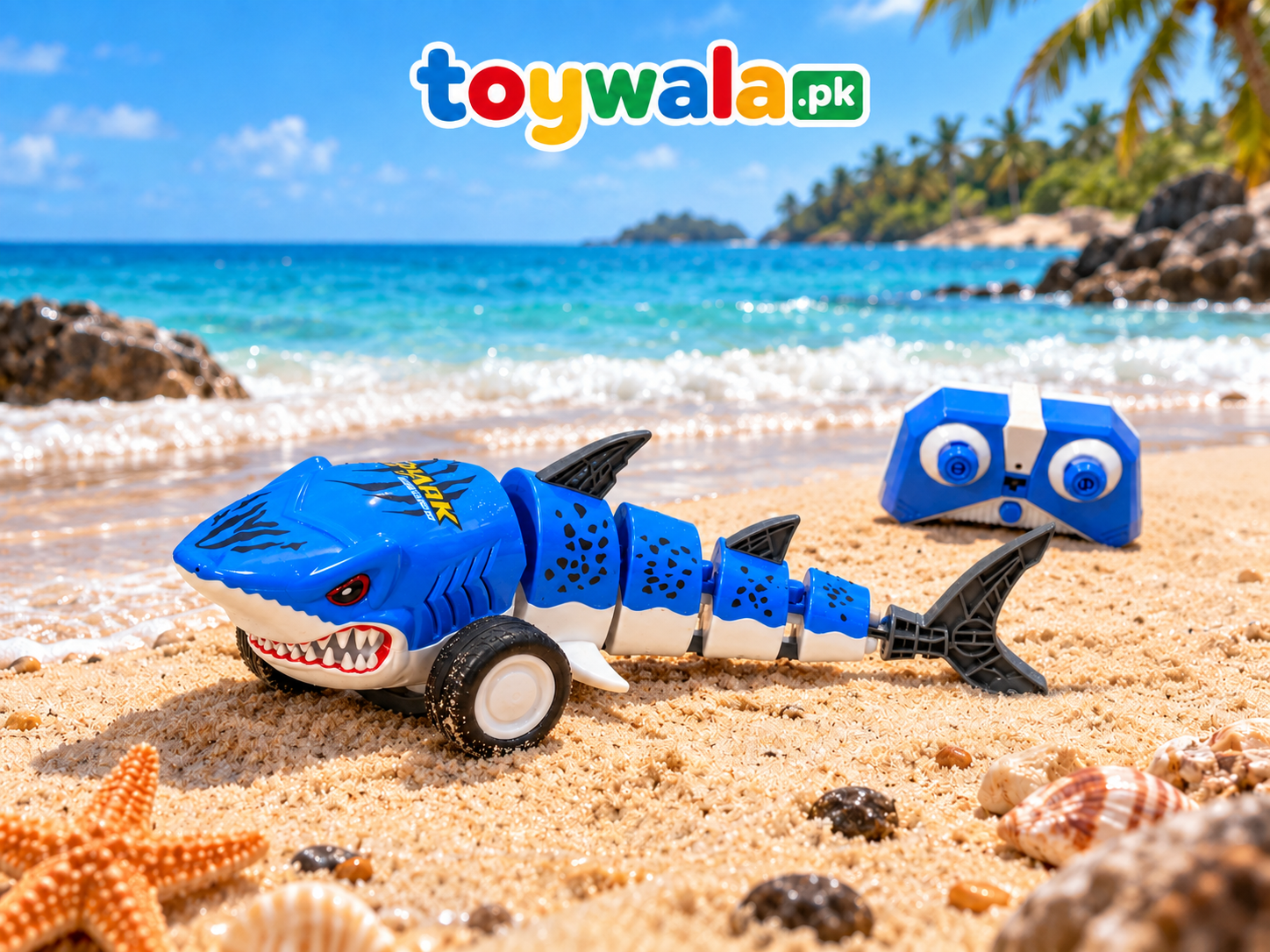 Remote Control Racing Shark Toy