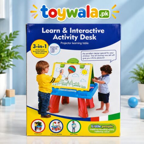 3-in-1 Learn & Interactive Activity Desk