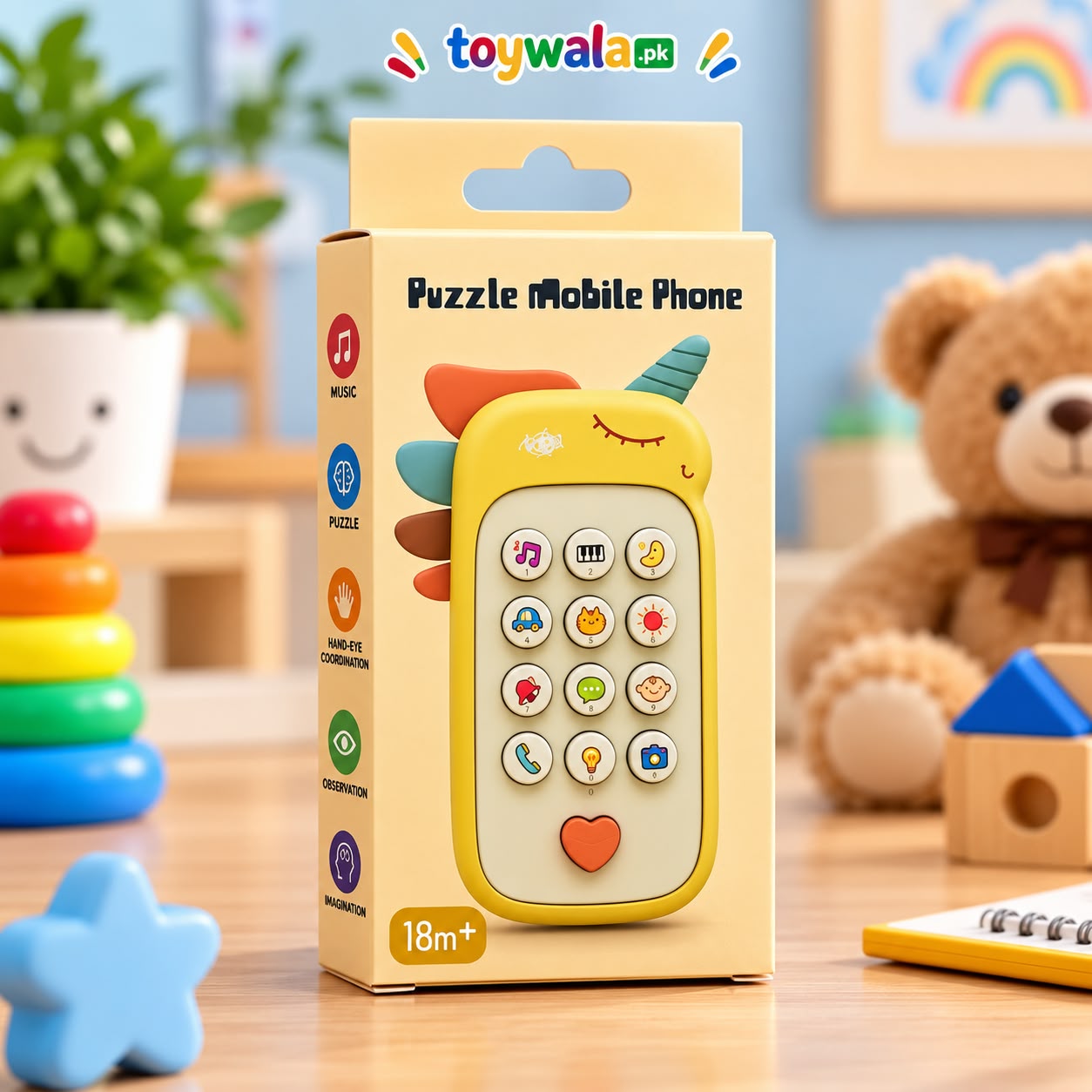 Puzzle Mobile Phone for Kids - Image 2