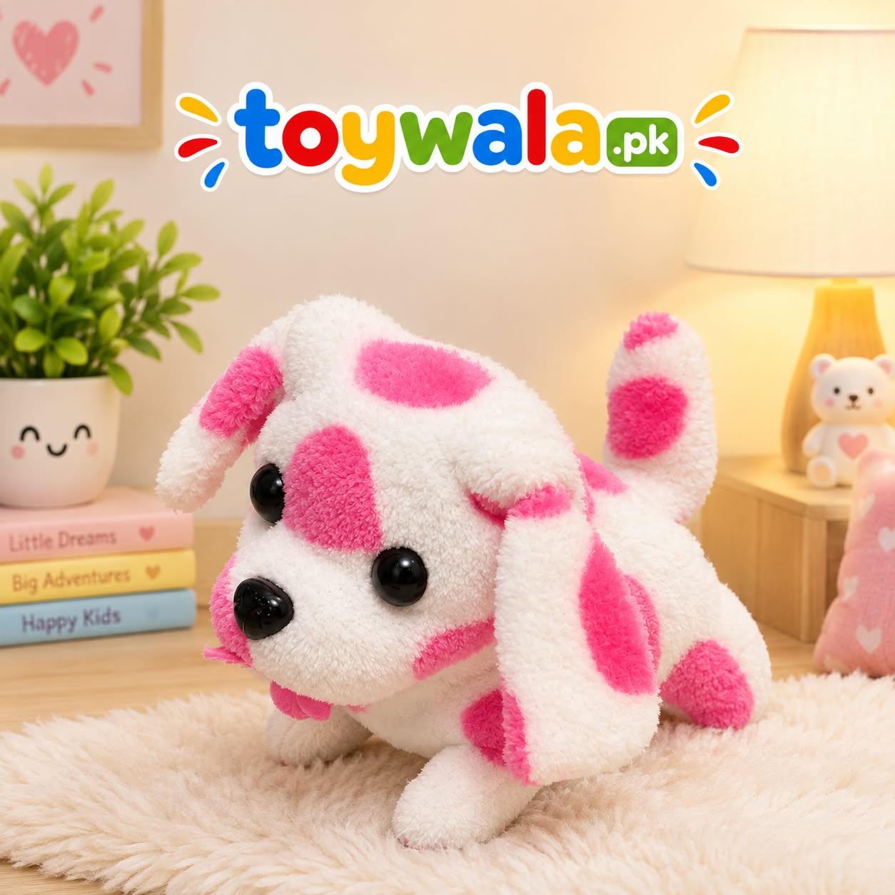 Interactive Walking Plush Dog Toy