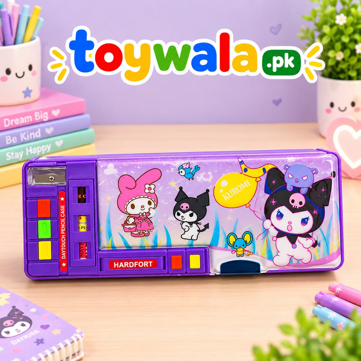Kuromi and Friends Multifunctional Pencil Box