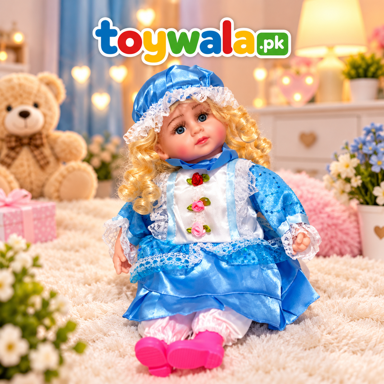 Blue Lace Princess Doll