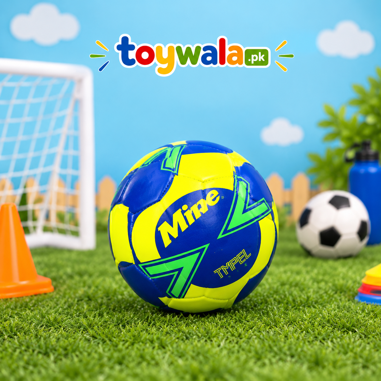 Mine Blue Yellow Football