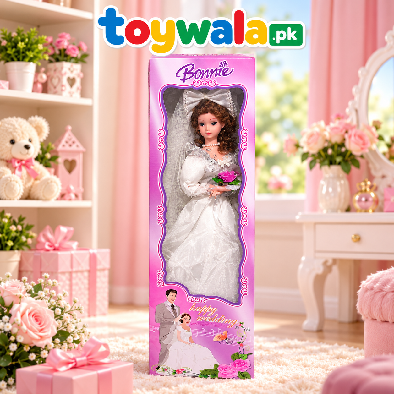 Bonnie White Wedding Princess Doll - Image 2