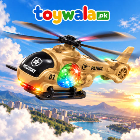 Army Spray Helicopter Toy