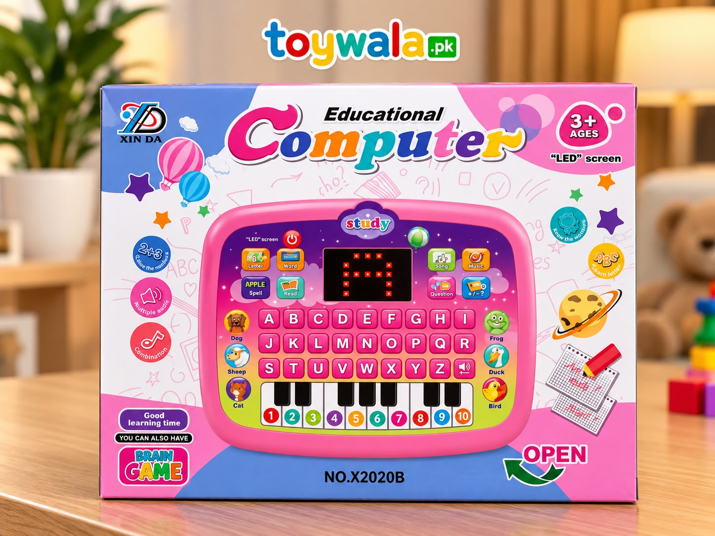 Educational Computer Learning Toy with LED Screen - Image 2