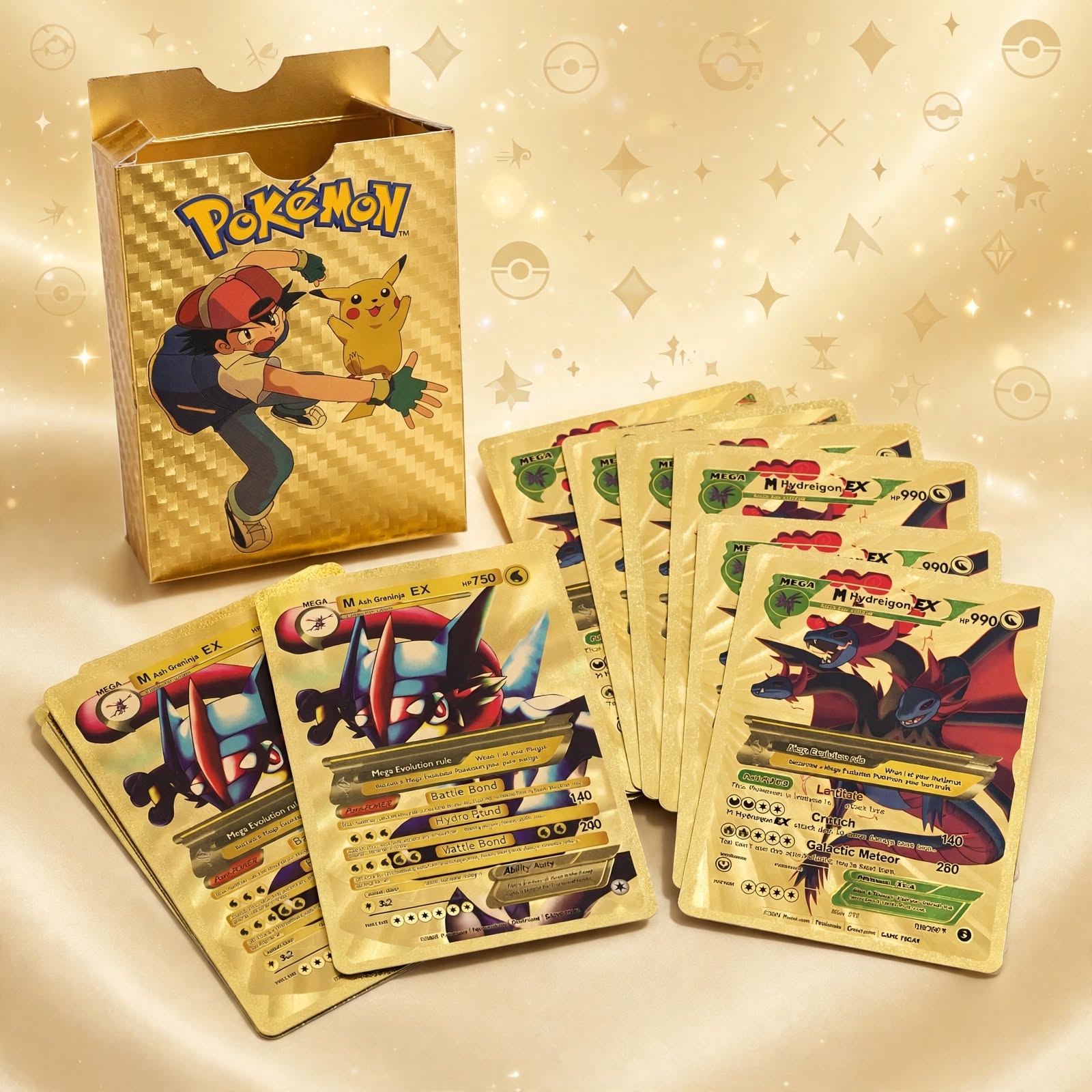 Golden Pokémon Trading Cards